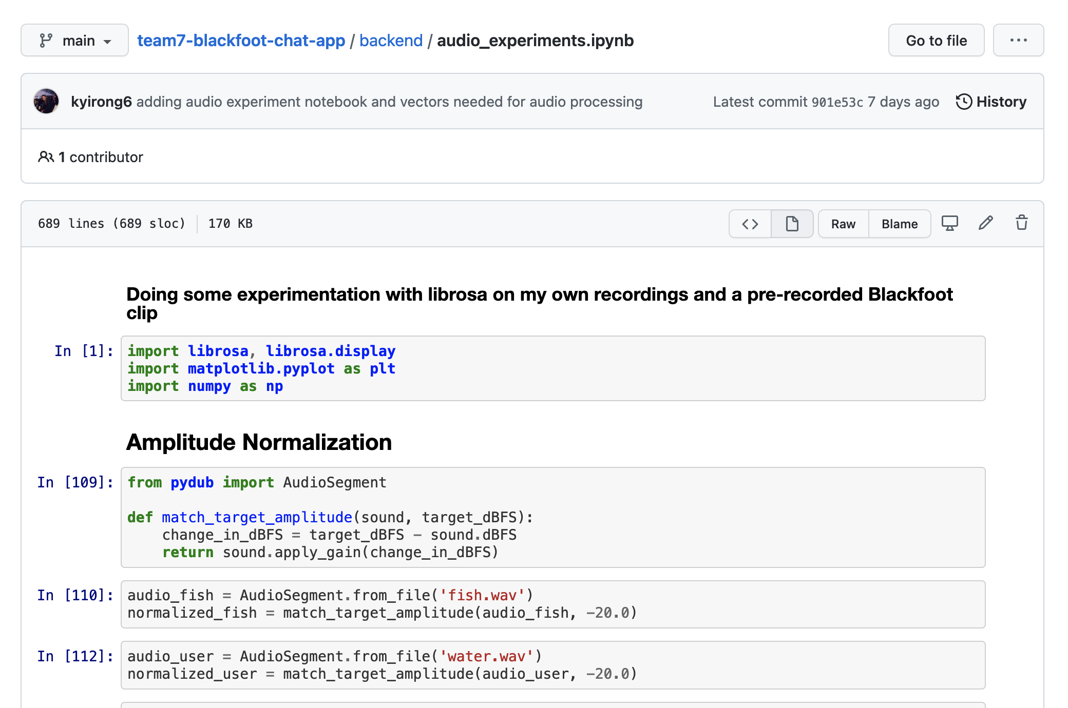 Screenshot of Jupyter notebook (1 of 2)